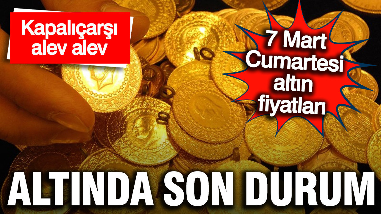 Kapalıçarşı’da altın fiyatları yükselişini sürdürüyor