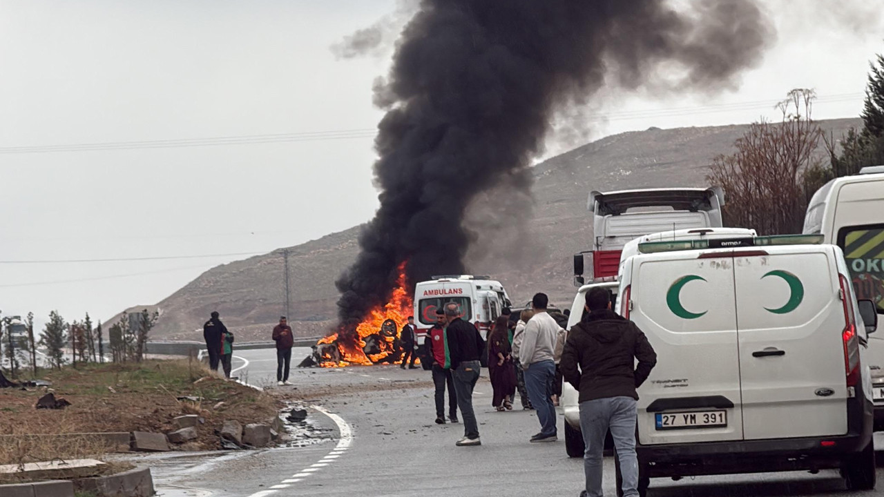 Kaza sonrası alev topuna döndü: Batman’da korku dolu anlar