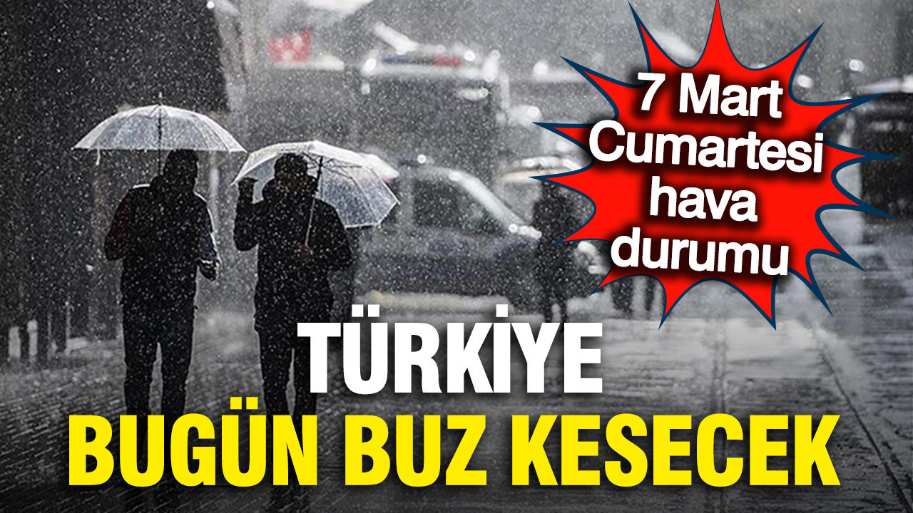 Meteorolojiden kritik uyarılar; Türkiye bugün buz kesecek