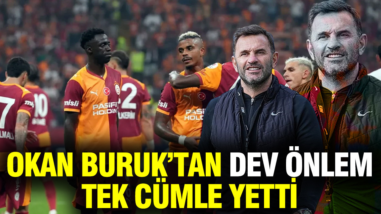 Okan Buruk, Beşiktaş'a önlemini aldı: Futbolculara tek cümle yetti...