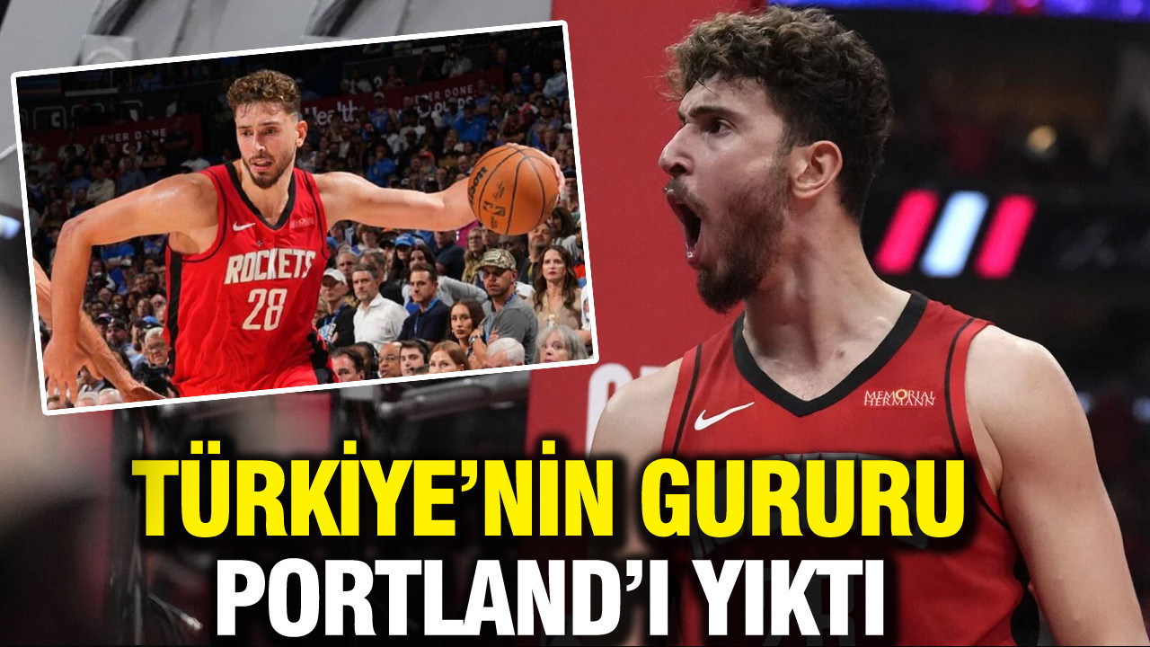 Türkiye’nin gururu Alperen Şengün coştu… Portland’ı yıktı