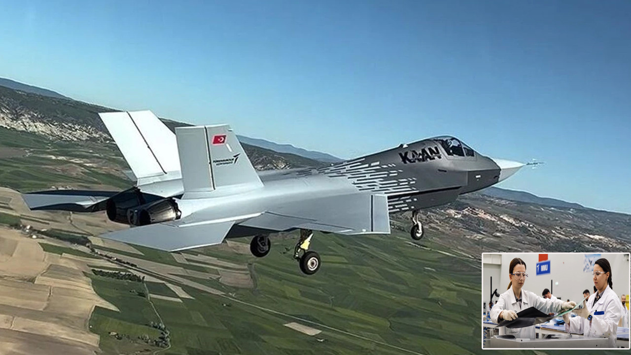 8 Mart'ta KAAN'a özel hediye: Kadınların ürettiği parça ile uçuyor