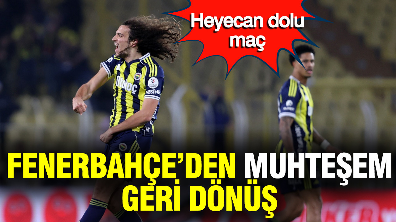 Fenerbahçe son nefeste kazandı... 3 puanı Cherif getirdi