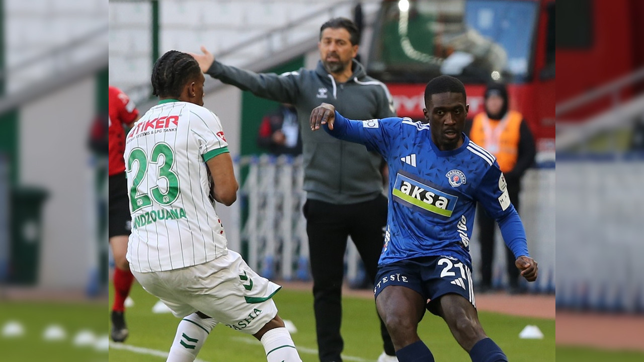 Konyaspor ile Kasımpaşa 1-1 berabere kaldı