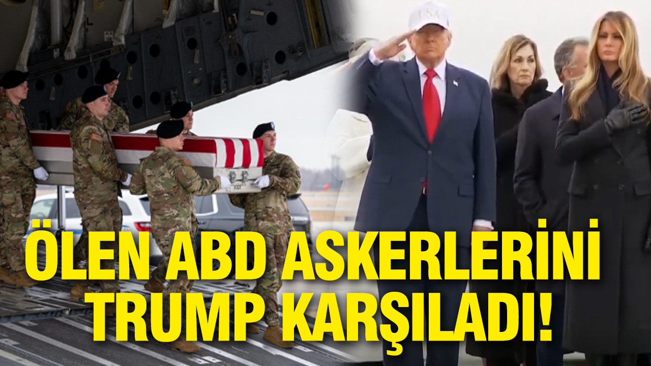 Savaşın acı yüzü: Ölen ABD askerlerini Trump karşıladı