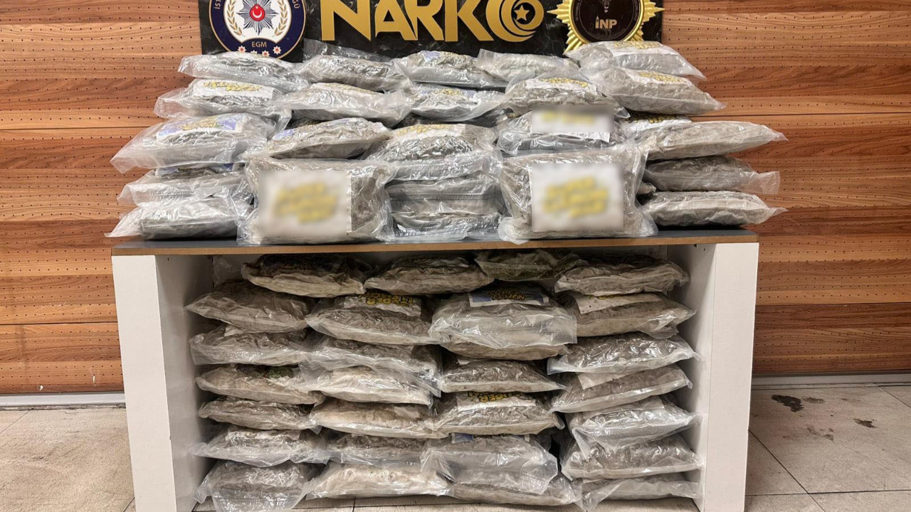 Tuzla'da zehir tacirlerine operasyon: 51 kilo uyuşturucu ele geçirildi