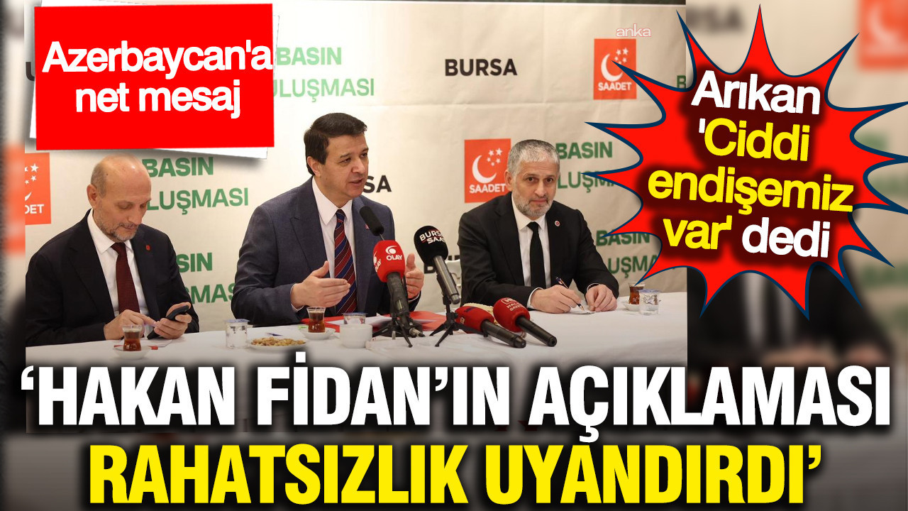 Arıkan'dan Azerbaycan'a 'İran' uyarısı: Felaket olur