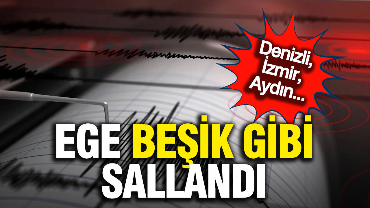 Denizli'de korkutan deprem