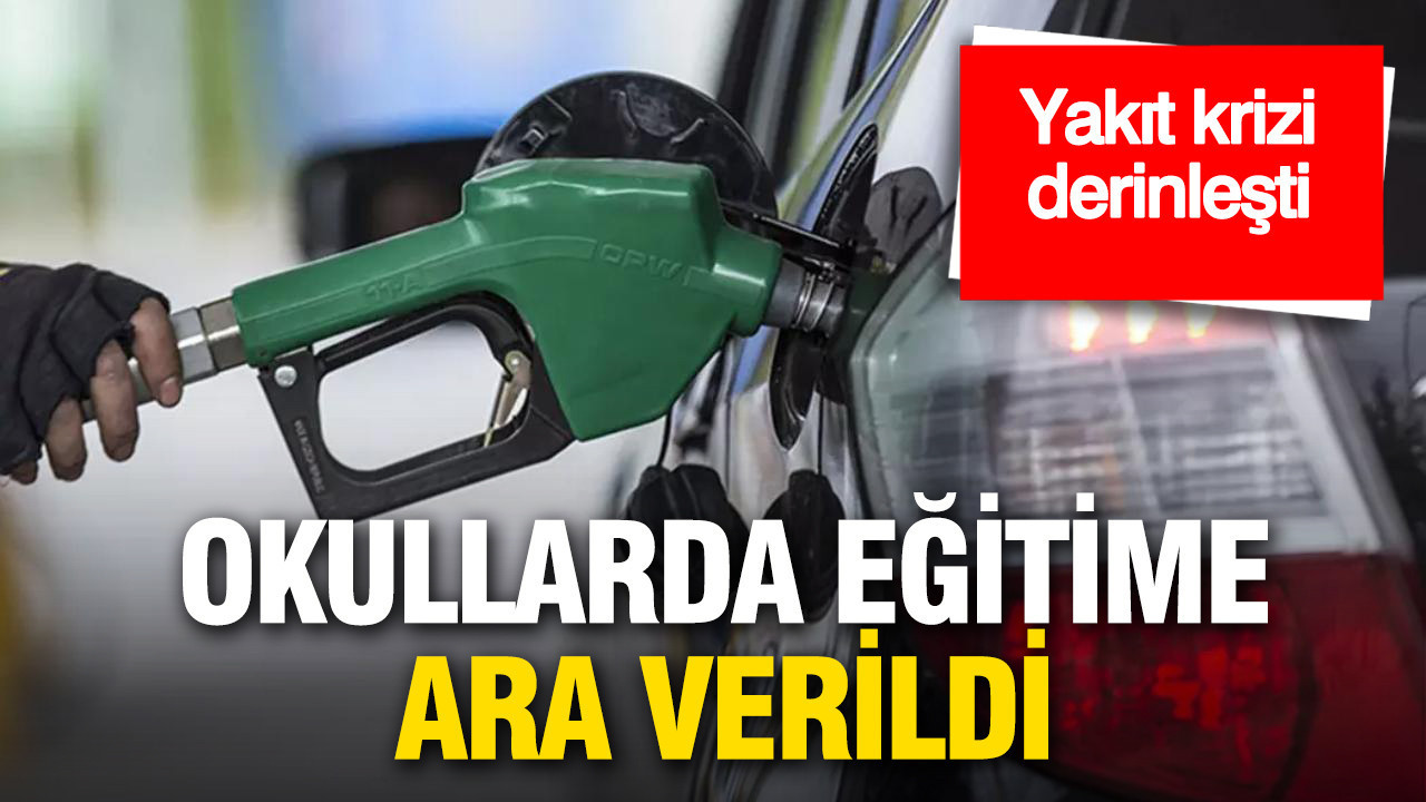 Enerji krizi derinleşti: Okullarda eğitime ara verildi