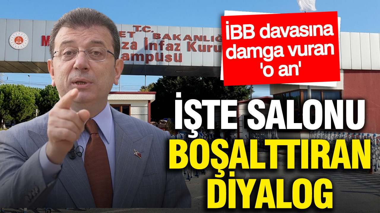 İmamoğlu ve hakim arasında 'salonu boşalttıran' o diyalog: Sen buraya yargılamaya gelmedin