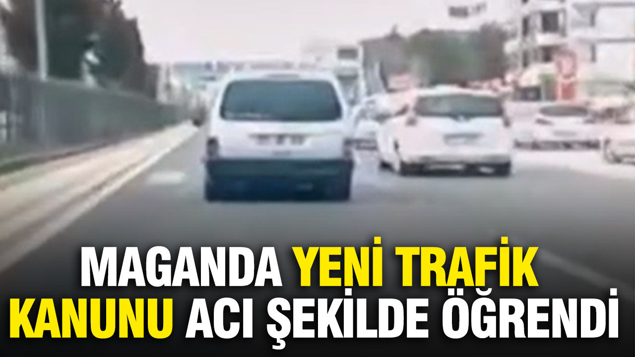 Makas atan sürücüye 90 bin lira ceza