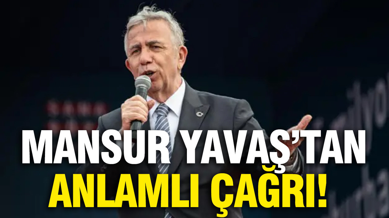 Mansur Yavaş'tan ramazan ayında anlamlı çağrı
