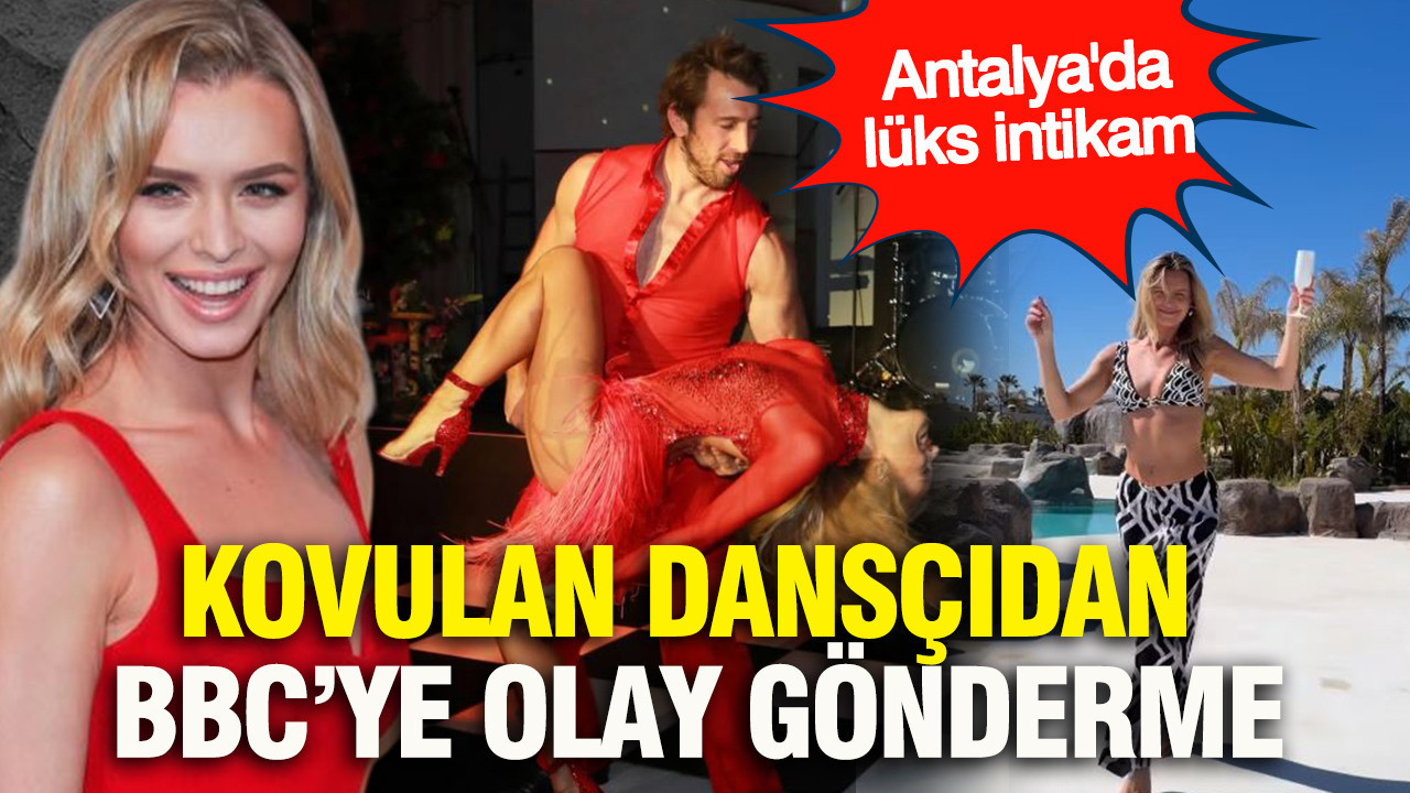 Nadiya Bychkova'dan BBC'ye tokat gibi cevap: Kovuldum ama Antalya'da krallar gibi tatildeyim