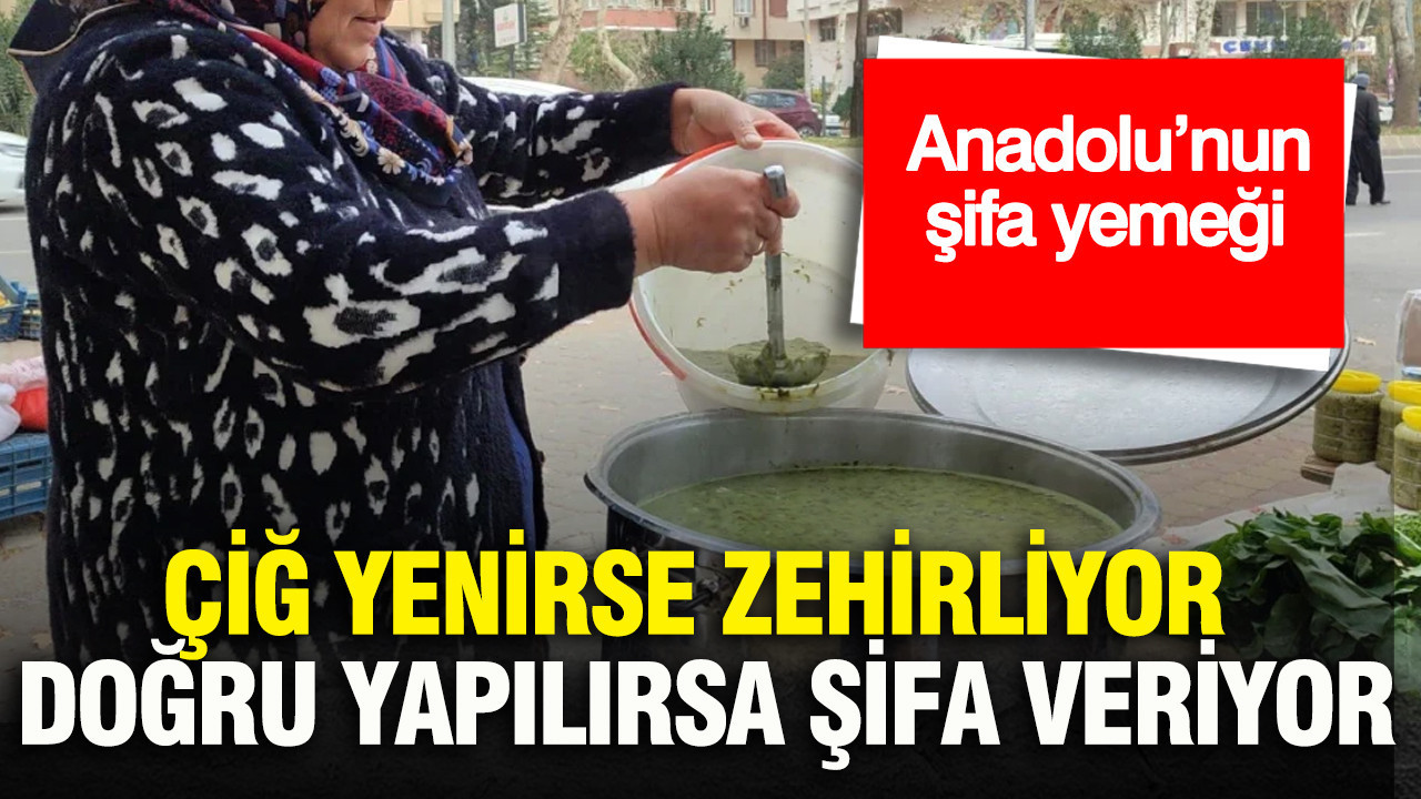 Anadolu’nun şifa yemeği: Çiğ yenirse zehirliyor, doğru yapılırsa şifa veriyor