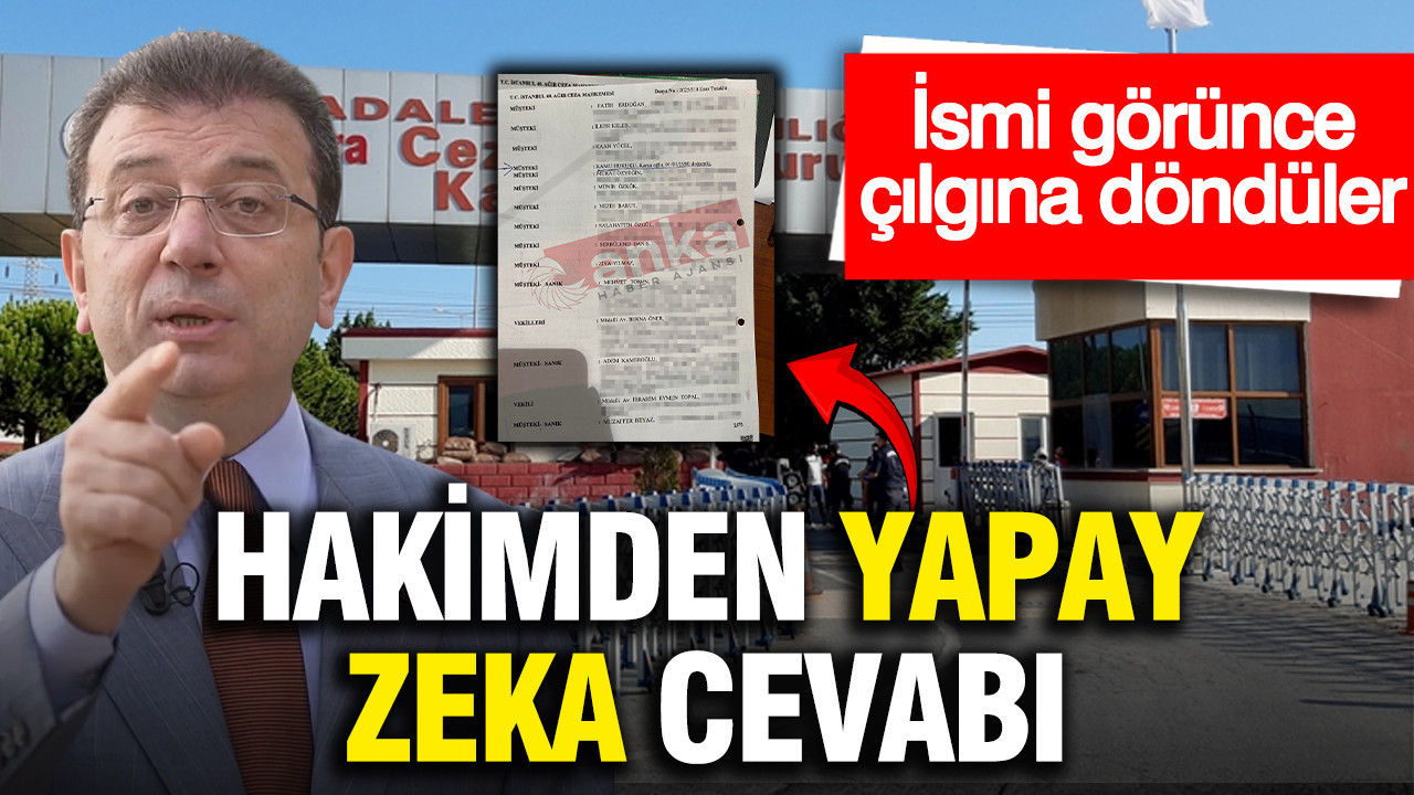 İmamoğlu davasında yapay zeka iddiası: Hakimde yanıt geldi