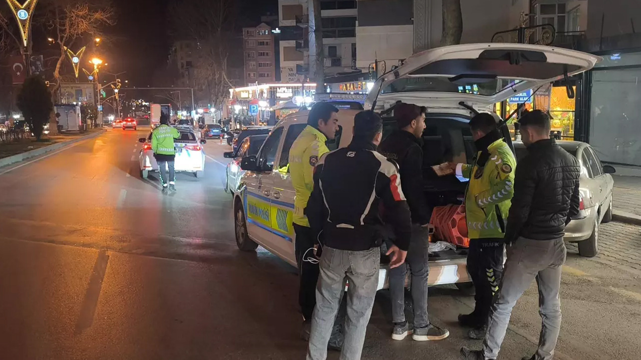 Kütahya'da drift atan sürücüye 140 bin lira ceza