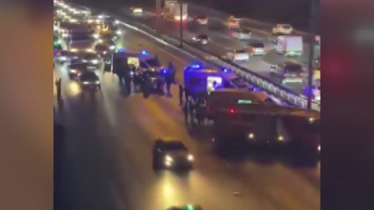 Makas atan sürücünün deli cesareti: TEM Otoyolda korkunç kaza