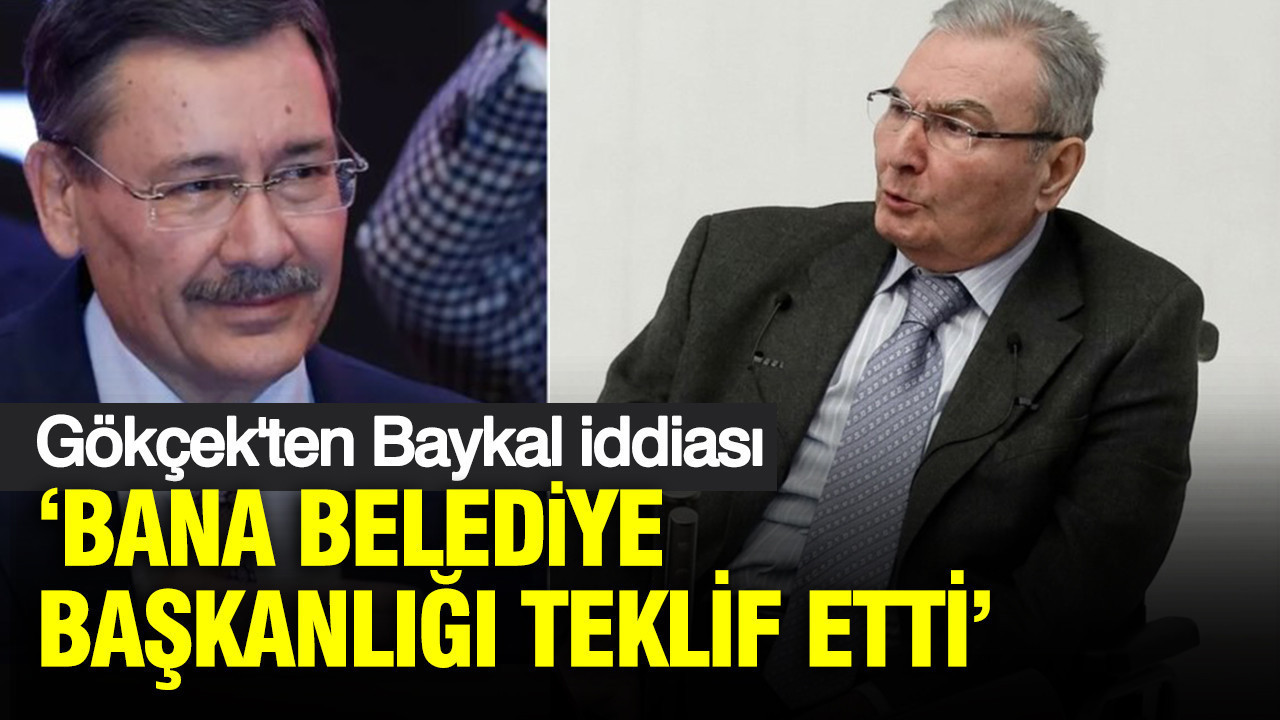 Melih Gökçek'ten Deniz Baykal iddiası: Bana belediye başkanlığı teklif etti