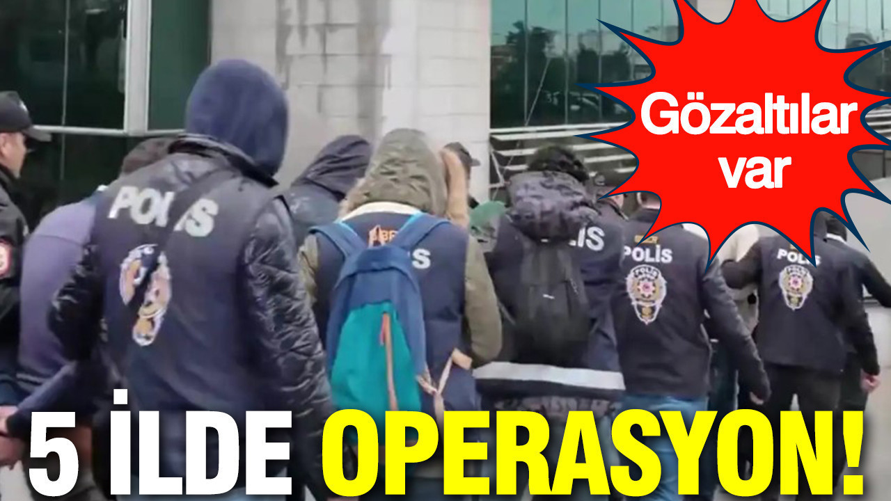 5 ilde bahis ve dolandırıcılık operasyonu: Gözaltılar var