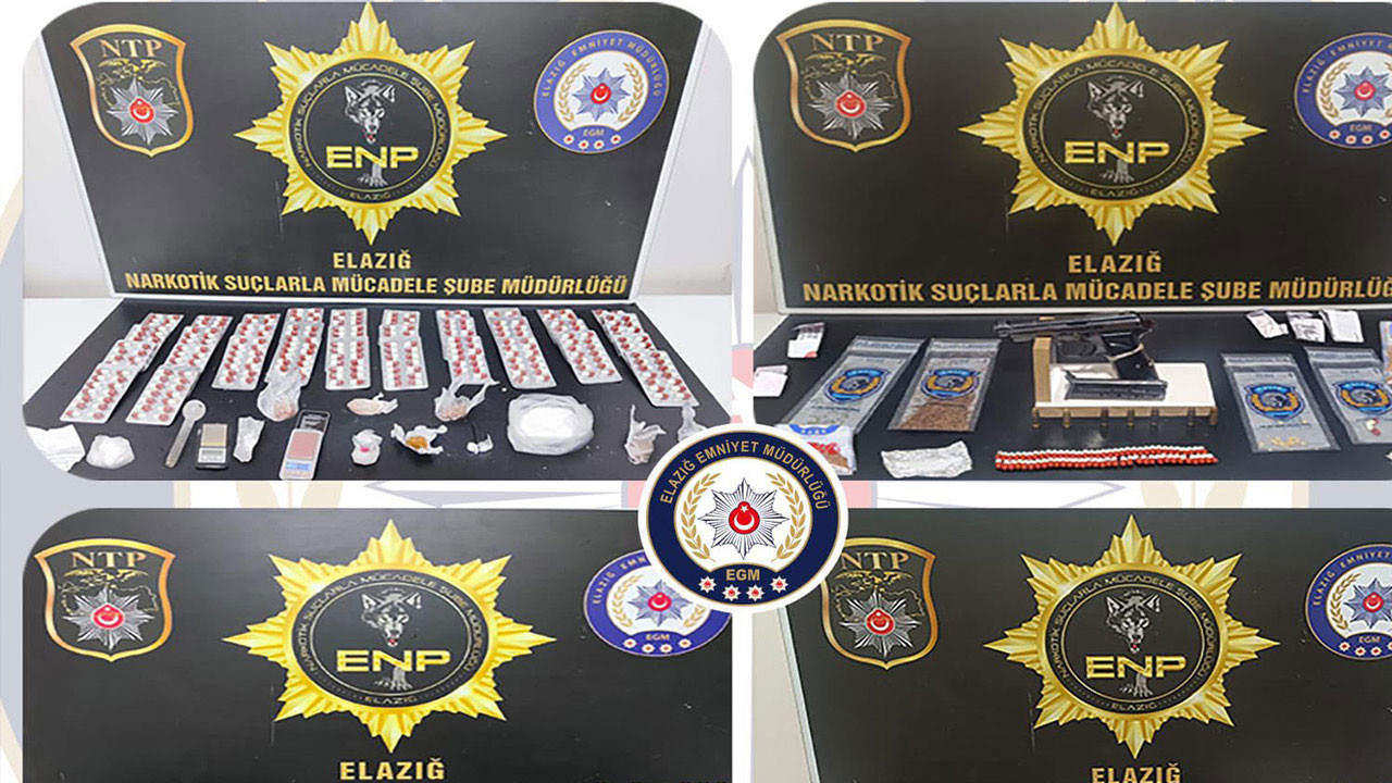 Elazığ’da uyuşturucu operasyonu: 14 şüpheli tutuklandı