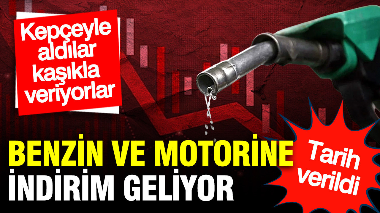 Benzin ve motorine indirim geliyor: Tarih verildi… Kepçeyle aldılar kaşıkla veriyorlar