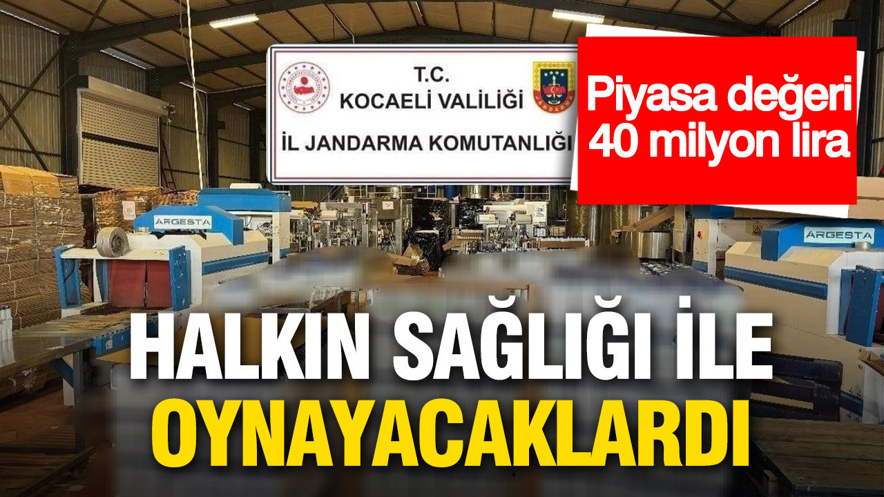 Kocaeli’de sahte şampuan operasyonu: 40 milyon liralık ürün ele geçirildi