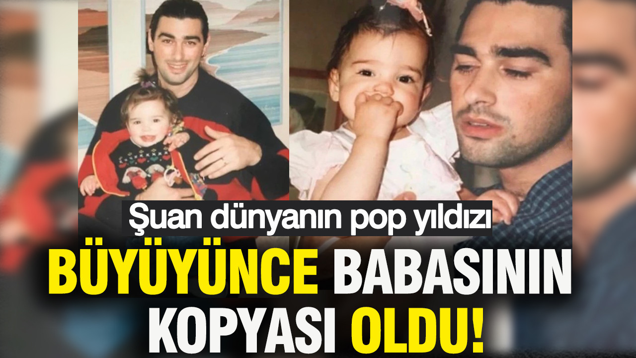 Ünlü şarkıcı büyüyünce babasının kopyası çıktı: Dua Lipa'nın şaşırtan benzerliği
