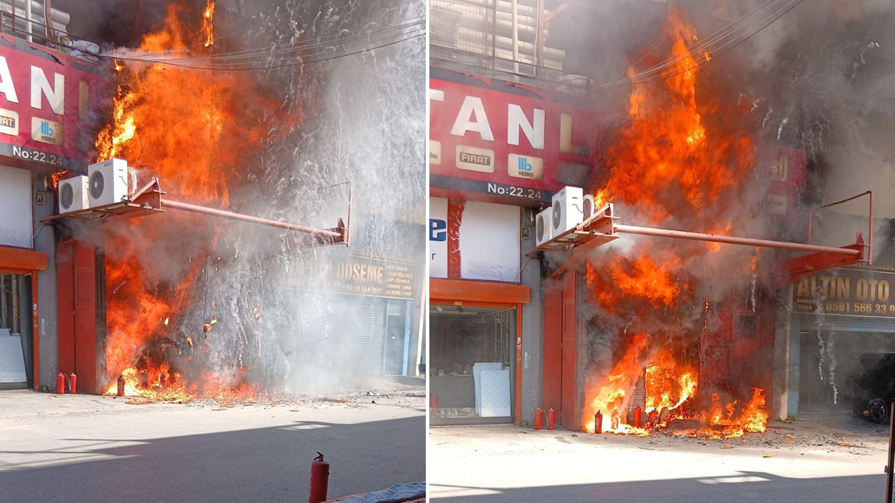 Zeytinburnu’nda sanayide yangın