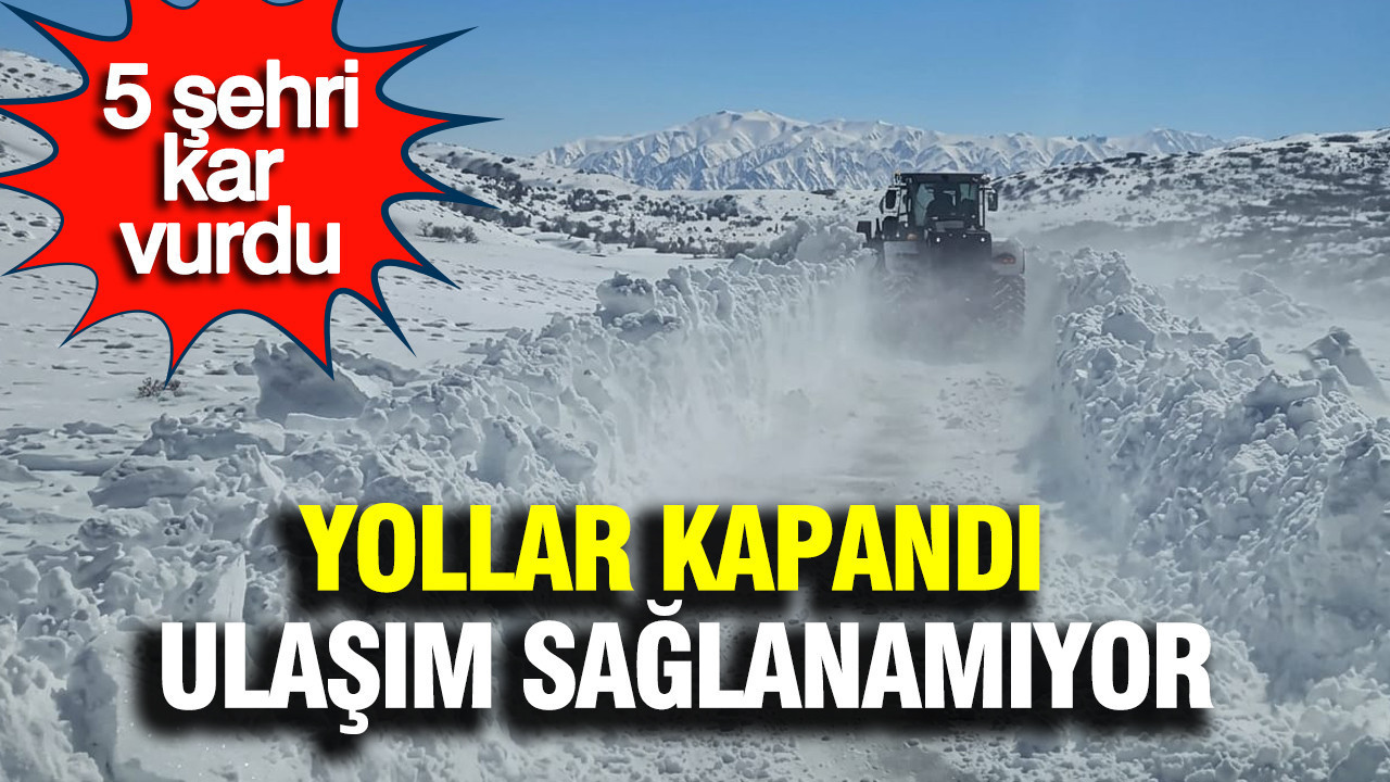 128 yerleşim yerine ulaşım sağlanamıyor