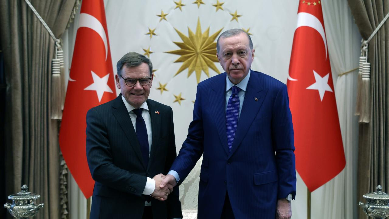 Cumhurbaşkanı Erdoğan, Almanya Dışişleri Bakanı Wadephul’u kabul etti