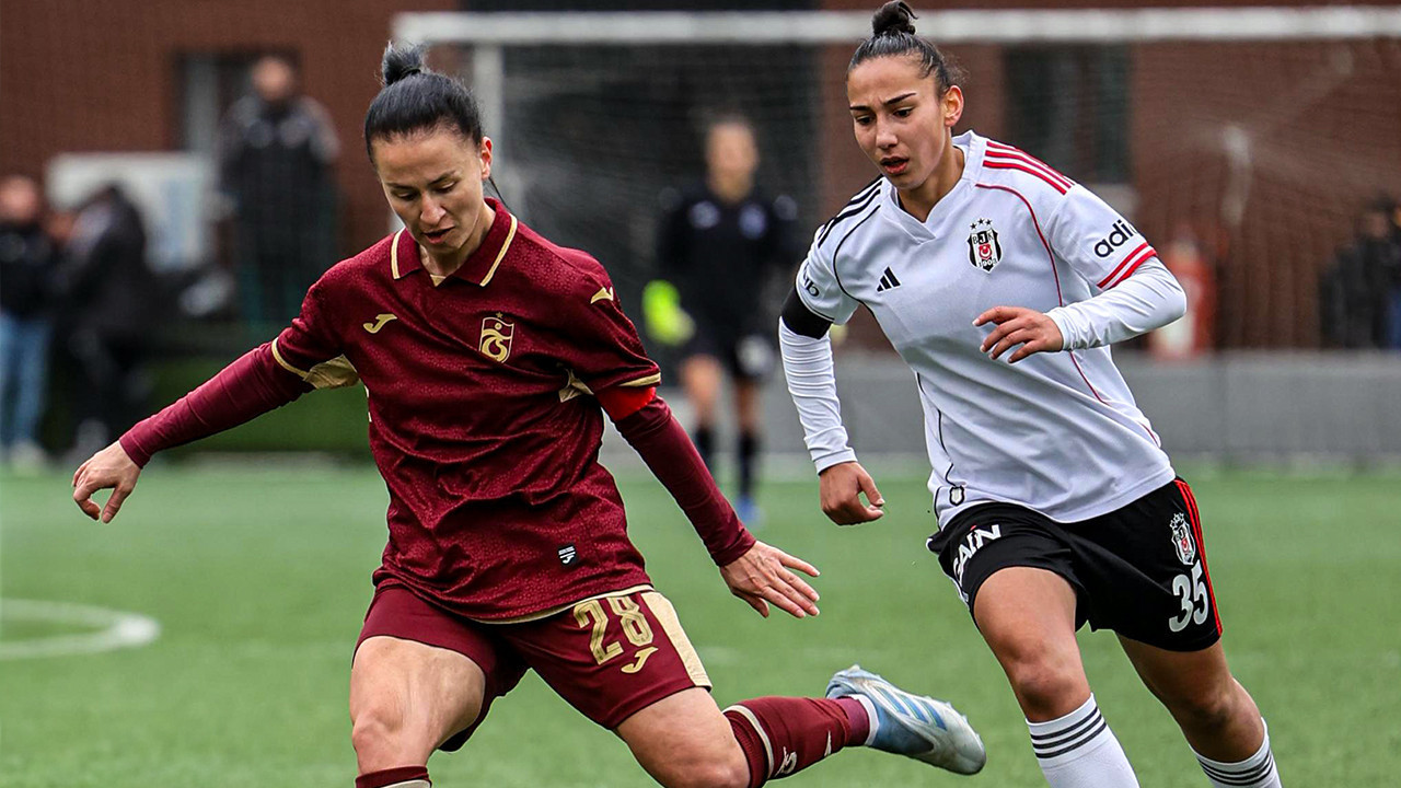 Kadın Futbol Süper Ligi'nde Beşiktaş ile Trabzonspor 2-2 berabere kaldı