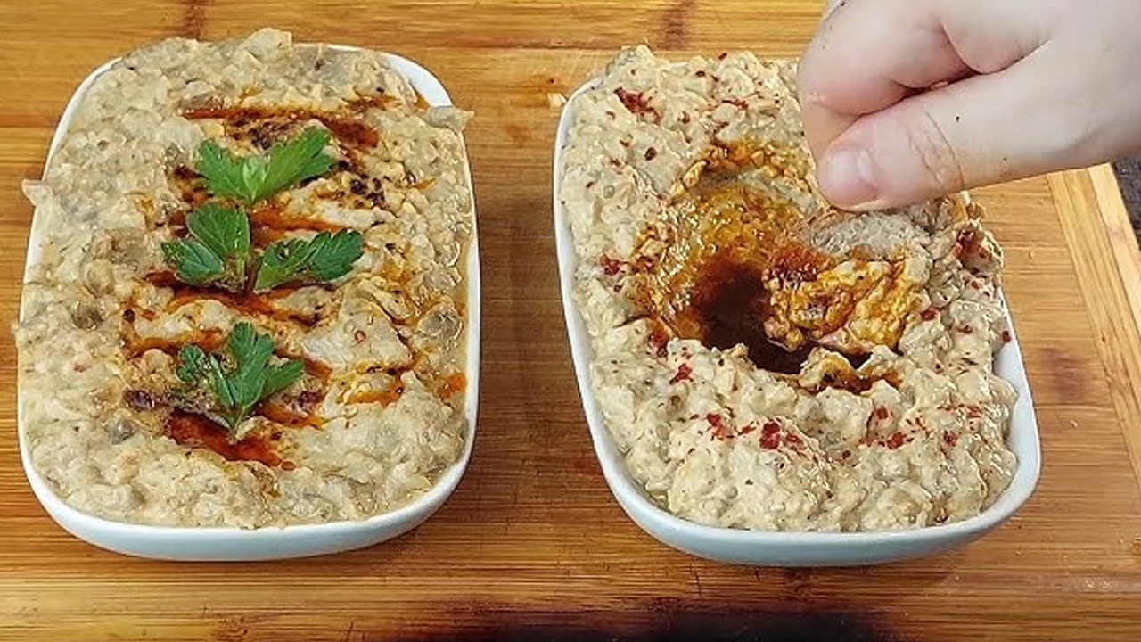 Köz patlıcanlı meze: Sofraların vazgeçilmezi