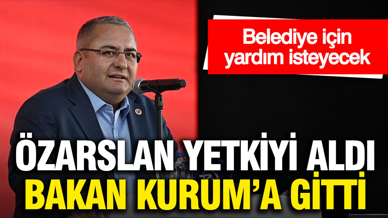 Mesut Özarslan, Murat Kurum'u ziyaret etti; Yardım istedi