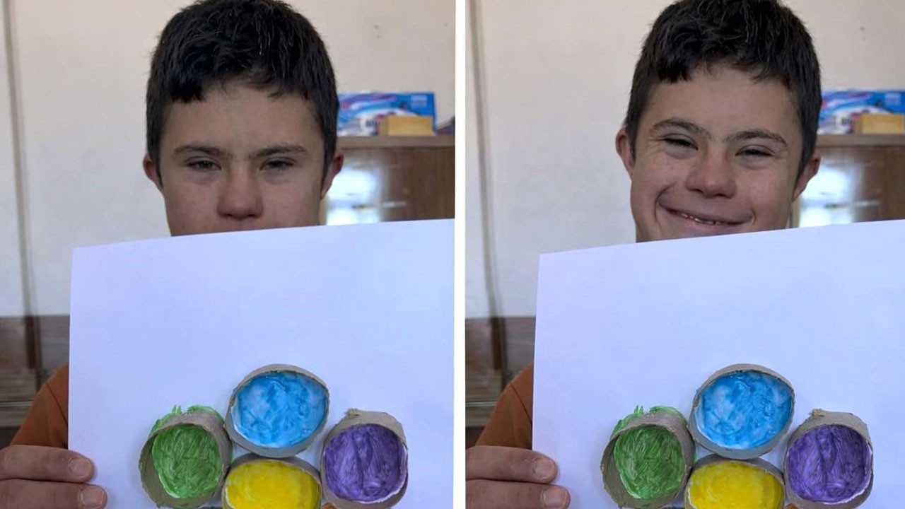 Minik eller Diyadin’de renkli çiçekler açtırdı