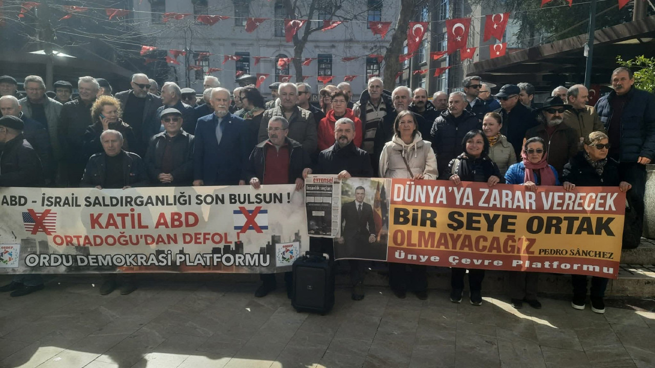 Ordu’da ABD ve İsrail’in İran’a yönelik saldırısına tepki
