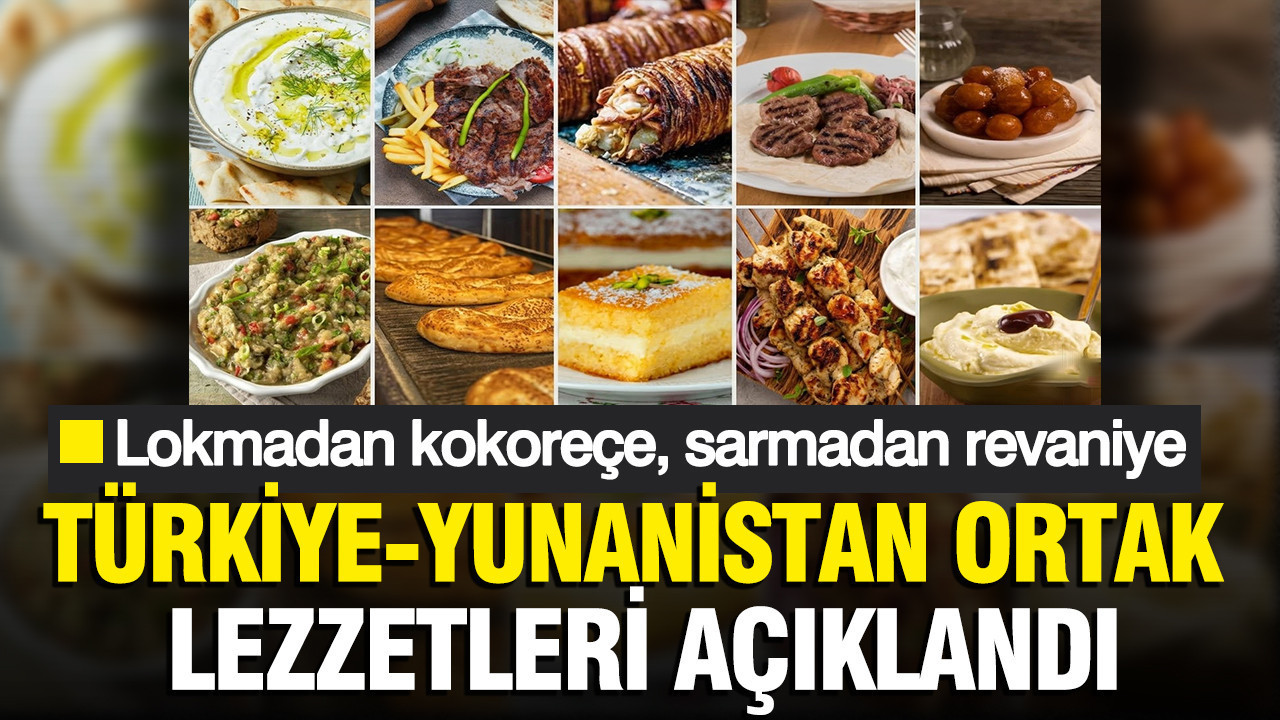 TasteAtlas Türkiye-Yunanistan ortak lezzetlerini açıkladı: Döner mi Gyros mu? Cacık mı Tzatziki mi?