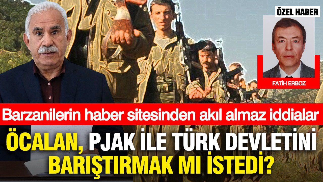 Barzanilerin haber sitesinden akıl almaz iddialar… Öcalan, PJAK ile Türk devletini barıştırmak mı istedi?..