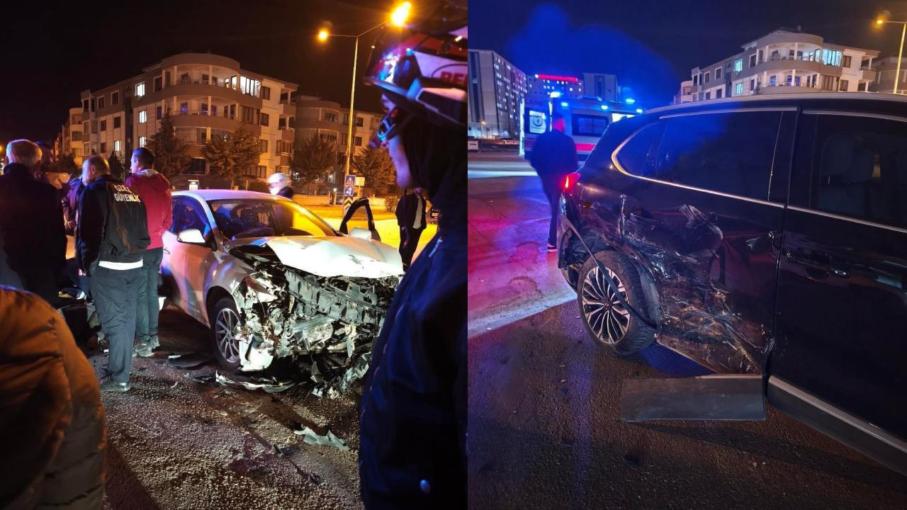 Elazığ’da iki araç çarpıştı: 2 yaralı