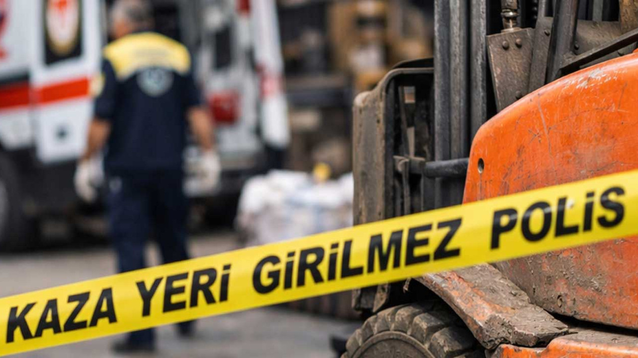 İşçinin göğsüne demir çubuk saplandı