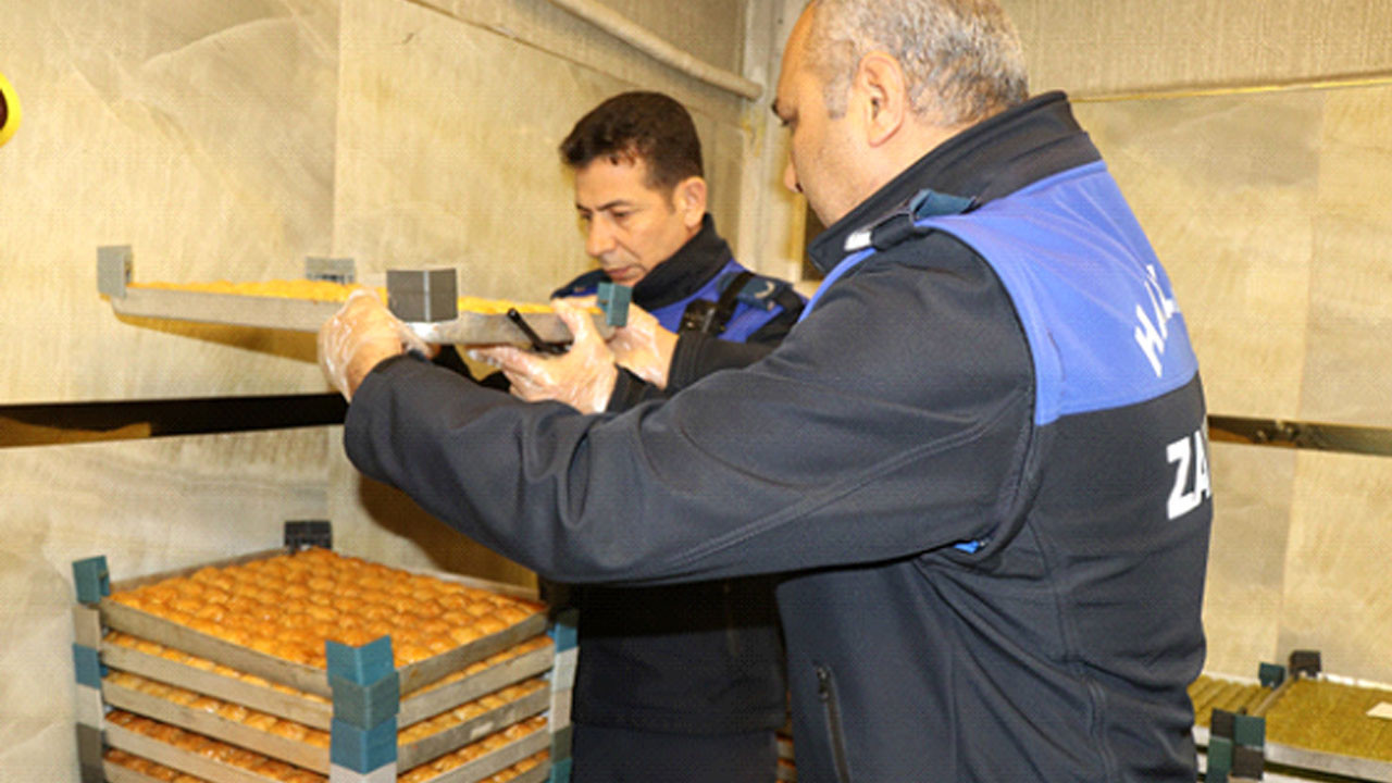 Şanlıurfa'da bayram öncesi tatlı denetimi