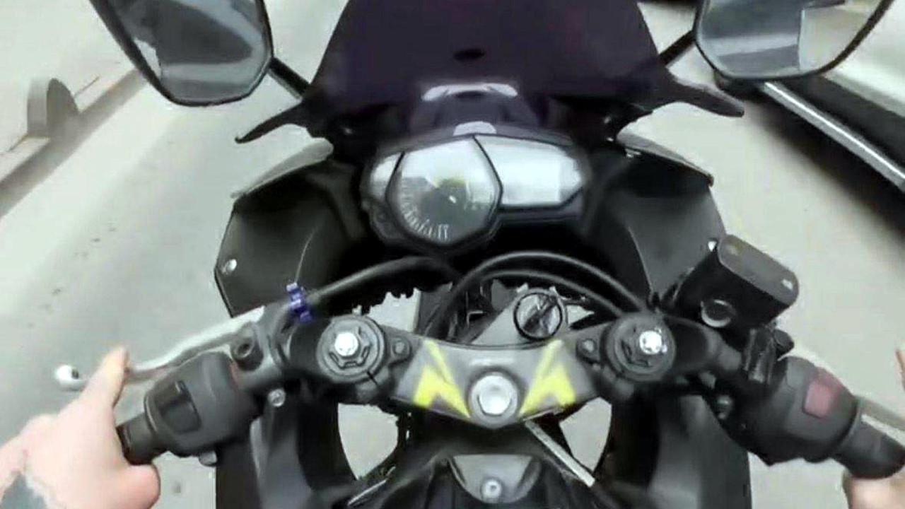 Tekirdağ''da tek tekerlek üzerinde ilerleyen motosikletin sürücüsüne 71 bin lira ceza