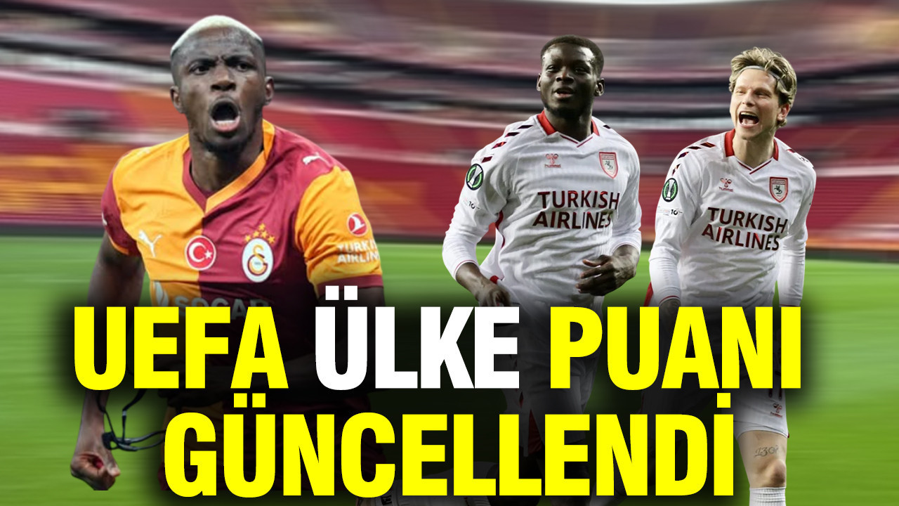 UEFA ülke puanı güncellendi: İşte Türkiye'nin son durumu