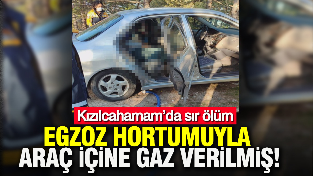 Ankara’da park halindeki araçta kan donduran ölüm: Egzoza bağlanan hortum polisleri bile şoke etti