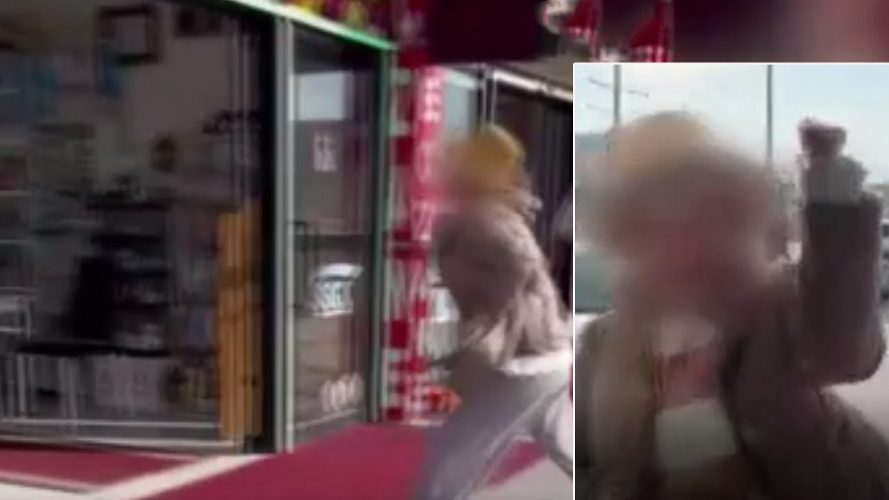 Çıkan ilaç farkı kadını çıldırttı: Eczaneye taşlı yumruklu saldırı