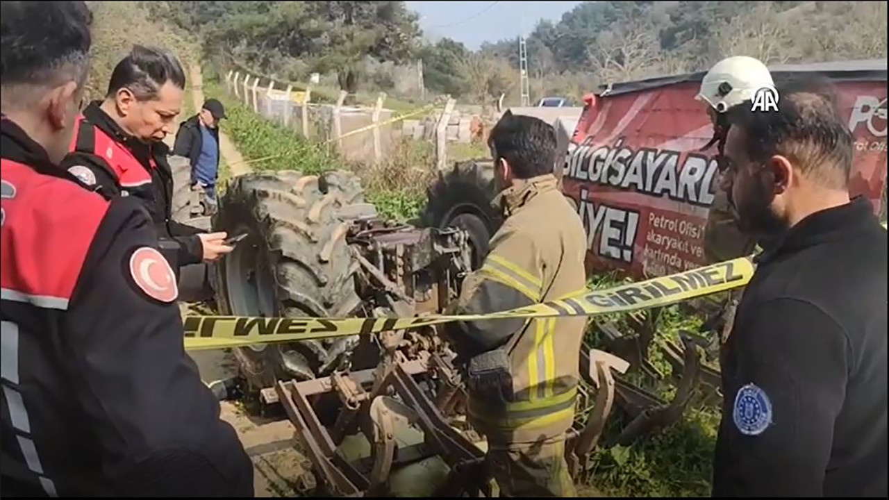 Gemlik’te traktör devrildi: 65 yaşındaki sürücü hayatını haybetti