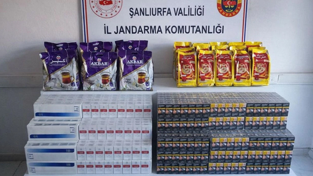Şanlıurfa’da binlerce kaçak sigara gümrükte ele geçirildi