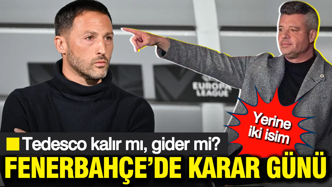Tedesco için kritik saatler: Yerine iki isim gündemde
