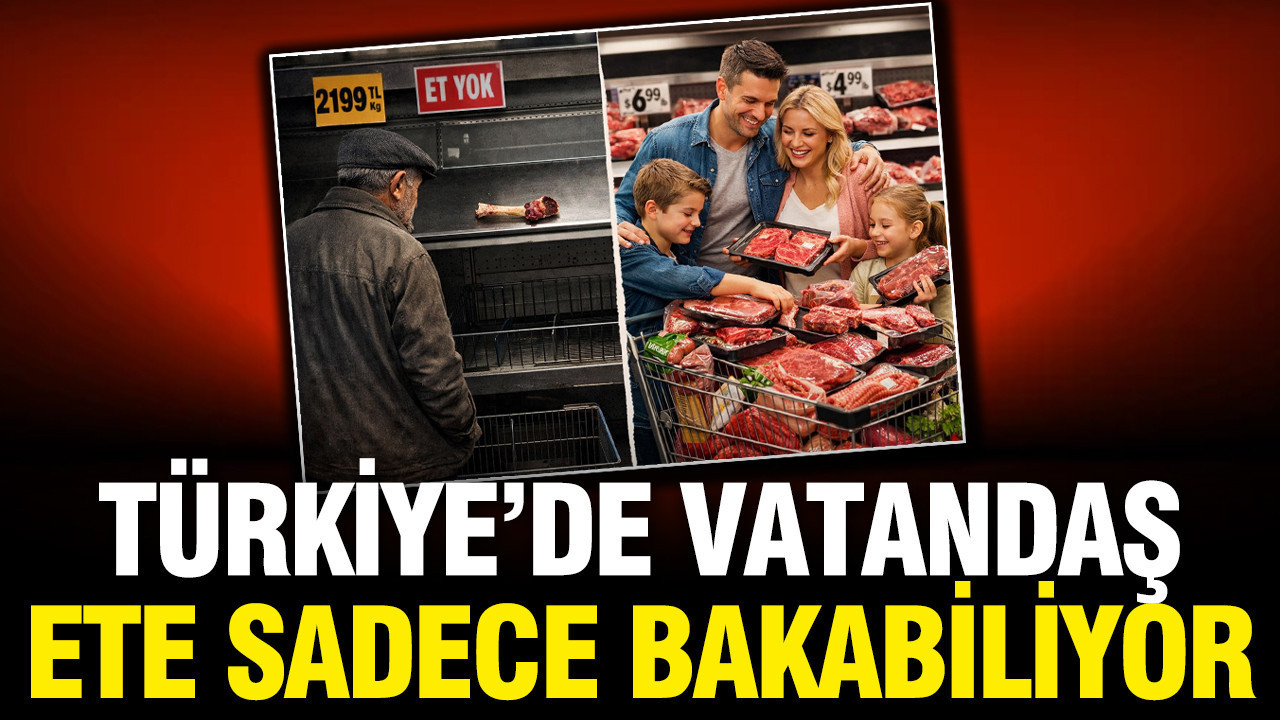 'Yeni Türkiye'de vatandaş ete sadece bakabiliyor: Avrupa iki kat daha fazla yiyor