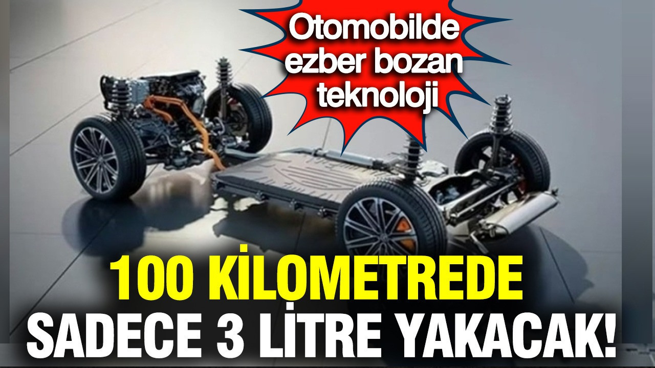 Otomobilde ezber bozan teknoloji: 100 kilometrede sadece 3 litre yakacak