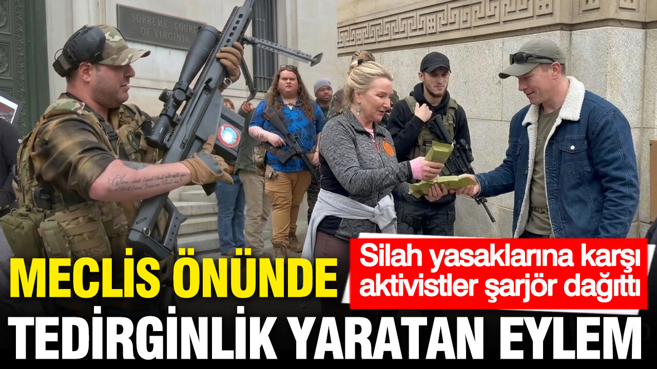 ABD’de silah yasası tartışmaları: Meclis önünde aktivistler şarjör dağıttı